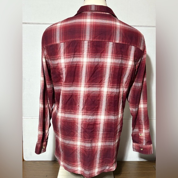 Jachs Girlfriend XXL flannel plaid shirt very soft long sleeves w/hand pockets - Picture 5 of 9